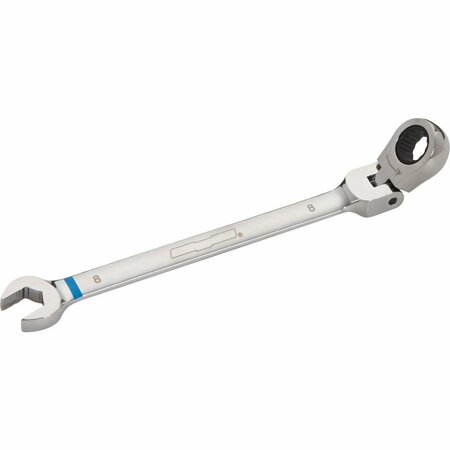 CHANNELLOCK Metric 8 mm 12-Point Ratcheting Flex-Head Wrench 320749
